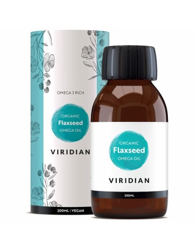 Viridian | 100% Lino Dorado Bio 200ml Fuente Vegana Omega3