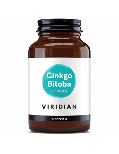 Viridian | Ginkgo Biloba Extra. Estan. de Hoja 60 Cápsulas Veganas