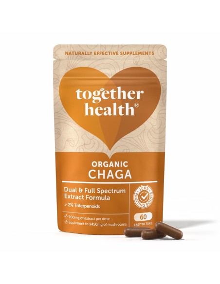 Together Health Hongo Chaga Orgánico 60 Cápsulas Vegetales