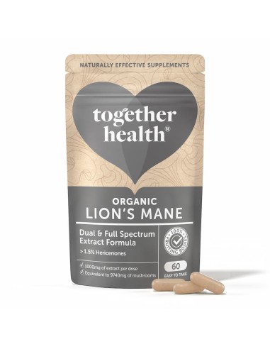 Together Health | Hongo Melena de León Orgánico 60 Cápsulas Vegetales