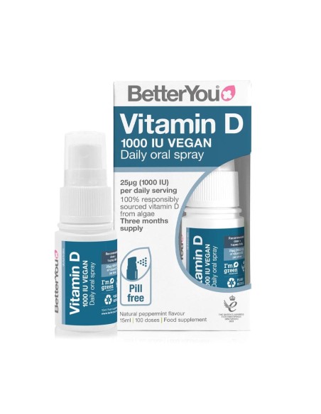 Better You | D1000 Vegan Vitamina D spray oral 15ml