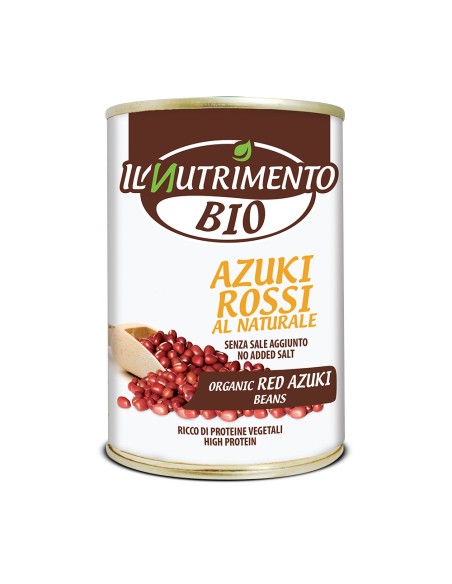 Il Nutrimento Azuki Rojo Cocido S/Sal Bio 400g