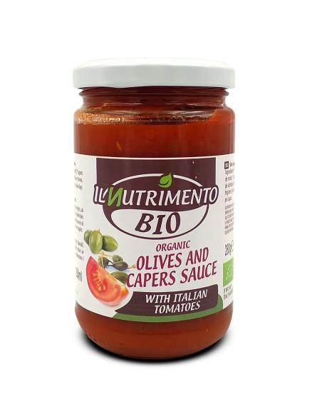 Il Nutrimento Salsa Aceituna Alcaparras Bio 280g***