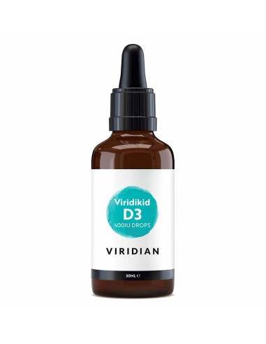 Viridian | Viridikid Vitamina D3 Vegana 400iu 30ml Gotas