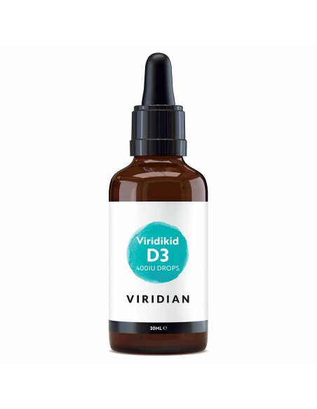 Viridian | Viridikid Vitamina D3 Vegana 400iu 30ml Gotas