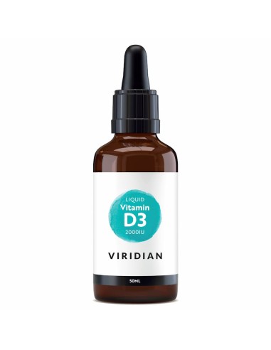 Viridian | Vitamina D3 Liquida Vegana 2000iu 50ml