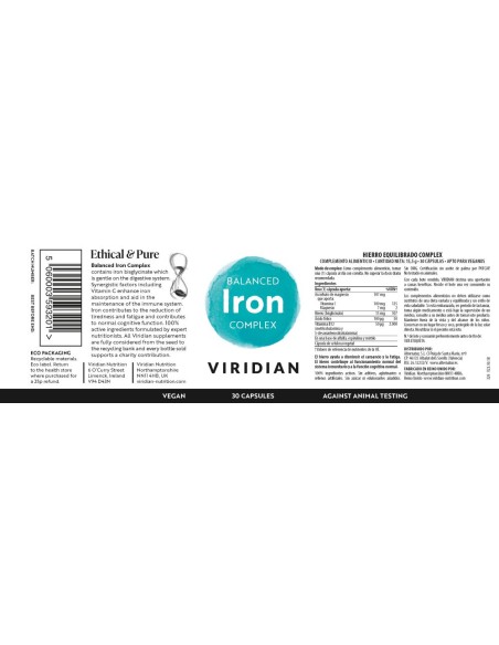 VIRIDIAN HIERRO EQULIBRADO COMPLEX