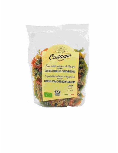 Castagno Espirales 3 Legumbres 100% Eco 250g***