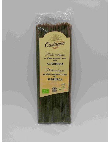 Castagno Espaguetis Con Albahaca Eco 500g***