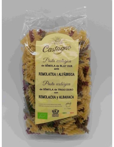 Castagno Espirales Remolacha y Albahaca Eco 500g***