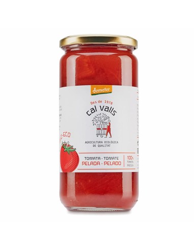 Cal Valls Tomate Entero Pelado Dem/Eco 660g