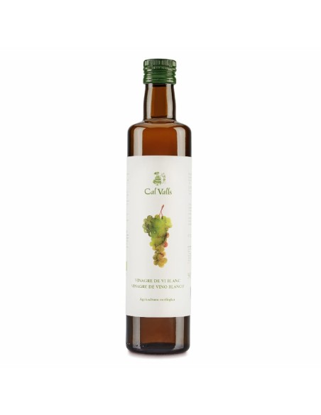 Cal Valls Vinagre de Vino Blanco Chardonnay (Sin Filtrar) Eco 500ml***