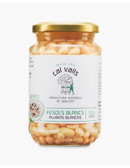 Cal Valls Alubias Blancas Cocidas Eco 250g