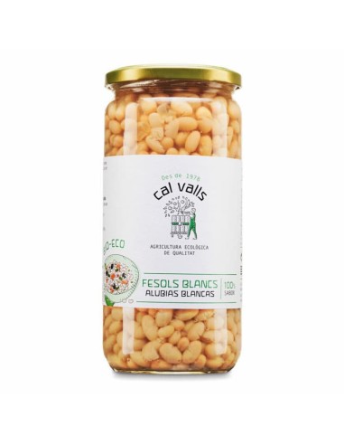 Cal Valls Alubias Blancas Cocidas Eco 500g