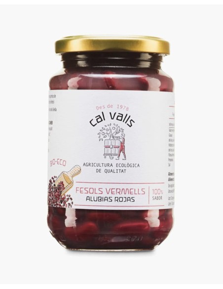 Cal Valls Alubias Rojas Cocidas Eco 250g