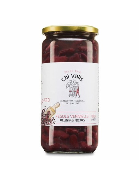 Cal Valls Alubias Rojas Cocidas Eco 500g