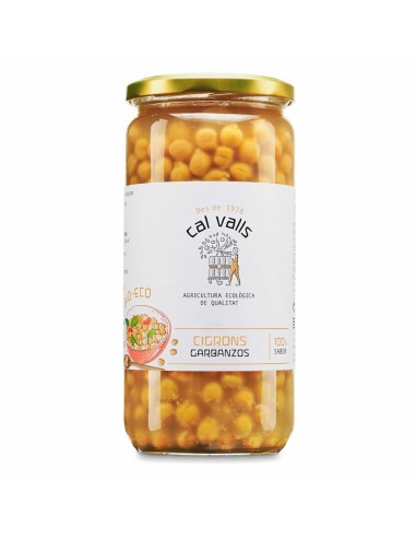 Cal Valls Garbanzos Cocidos Bio 450g