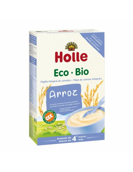 Holle Papilla Copos de Arroz Eco 250g