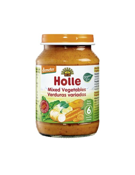 Holle Potito Verduras Variadas Dem 190g - A Partir del 6º Mes