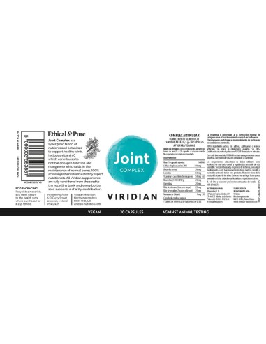 Viridian | Complex Articular 30 Cápsulas Veganas
